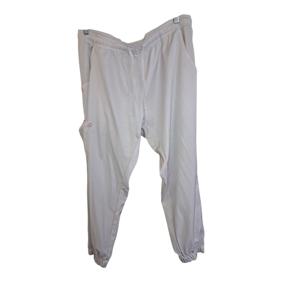 Mini Marilyn By MediChic Womens Scrub Pants Pale Pink XL Solid Joggers - Picture 4 of 6